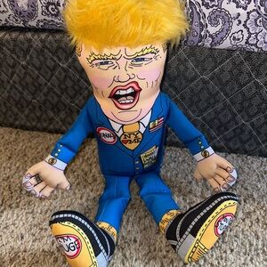 Blue and Yellow Plush Toy